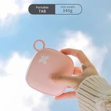 Портативный мини-грелка для рук зимний USB Перезаряжаемый подогреватель рук Регулируемый равномерный нагрев 5 в 10 Вт