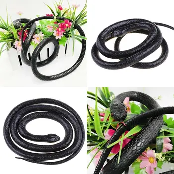 

Novelty Rubber Fake Realistic Snake Lifelike Real Scary Toy April Fool Halloween Prank Party Joke Props