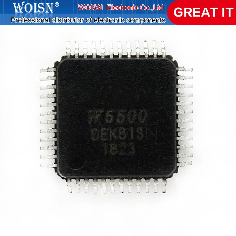 2pcs/lot W5100 5100 W5500 5500 LQFP-48 new original In Stock | Электронные компоненты и принадлежности