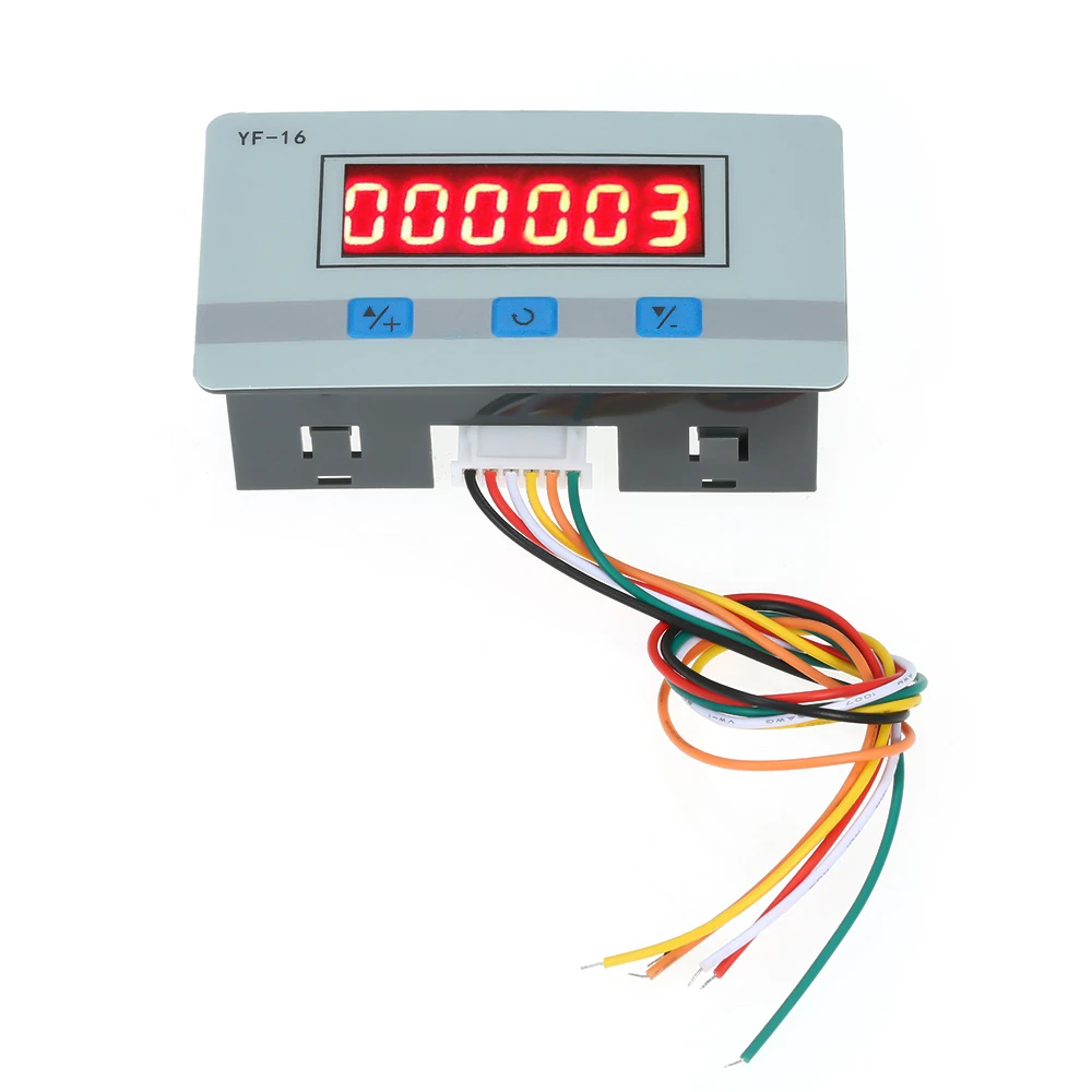 Цифровой мини-счетчик с ЖК-дисплеем DC/AC5V ~ 24V электронный тотализатор интерфейсом
