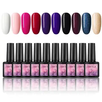 

Manicure Set Gel Nail Polish Set Color UV Gel Varnish Glitter Sequins Gel Semi Permanent Tools Set For Nail Art Tools