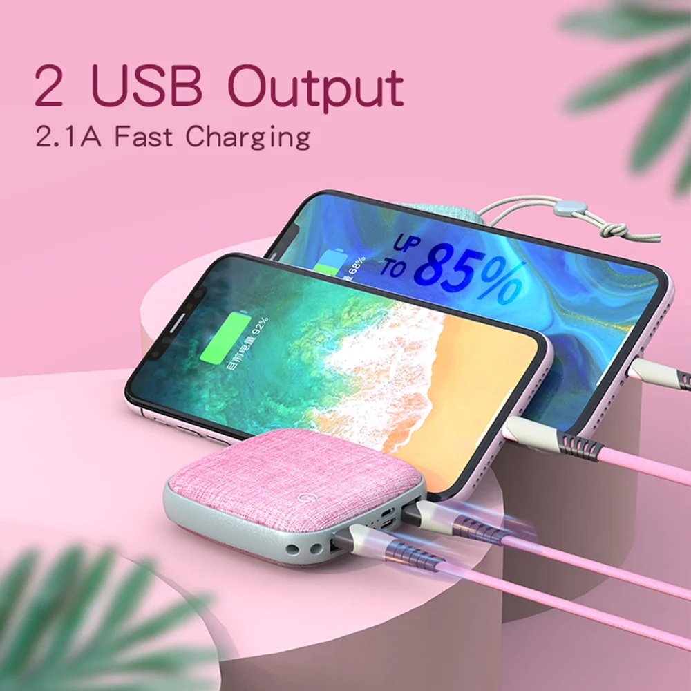 type c power bank Slim Power bank Portable Charger Power bank 10000 mah Mini Rechargeable Powerbank мини For Mobile Phone For Iphone12 For Watch charmast