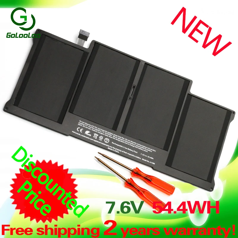 Golooloo A1496 54.4Wh 7.6V laptop battery for Apple Macbook Air A1466 13&quot ( Mid 2013 2014 ) MD760 | Компьютеры и офис
