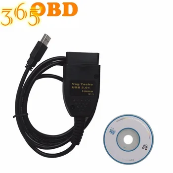 

Newest VAG TACHO 3.01+ Adapter for Opel Immo Reader Interface Auto Diagnostic Scanner Cable Change Mileage Read Pin Code