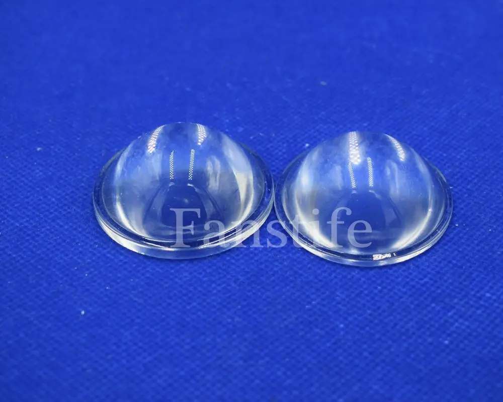 44mm Optical Glass Lenses High Power Led COB Lenses Torch optical lens