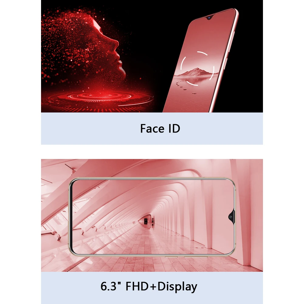 Cubot X20 Pro Смартфон SONY AI режим тройная камера 6," FHD+ экран капли воды сотовый телефон 6 ГБ RAM+ 128 ГБ ROM Памяти Android 9,0 Лицо ID Cellura Helio P60 Процессор 4000 мАч Большая Батарея 4G