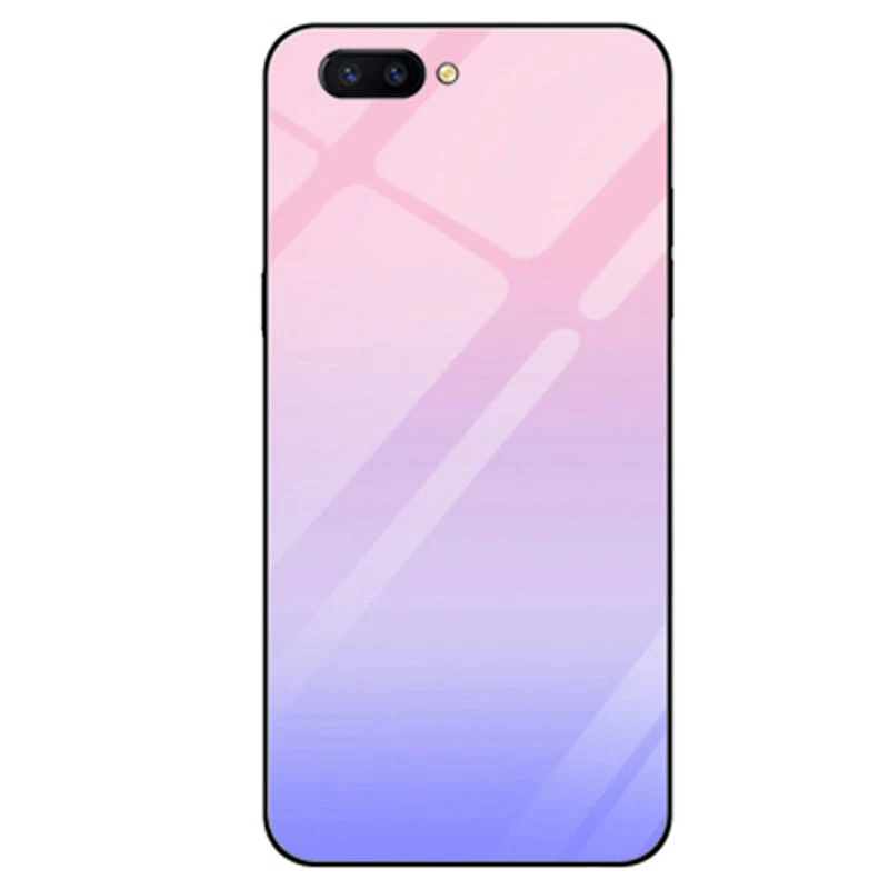 Для OPPO R11 чехол R11plus задняя крышка из закаленного стекла для телефона для OPPO R11 plus корпус OPPOR11 R 11 plus градиентные стеклянные чехлы