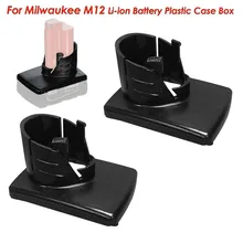 

2Pack M12 Battery Plastic Case Box Parts (no Battery Cell )Top Shell For Milwaukee 48-11-2411 Li-ion Battery Shell Housing