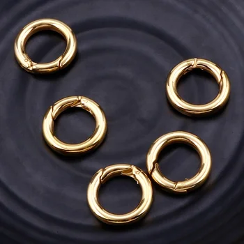 

3Pcs/Lot Dia 20MM Spring Open Jump Rings Connector Stainless Steel For Keychain Keyring Bag DIY Jewelry Making Findings Supplies