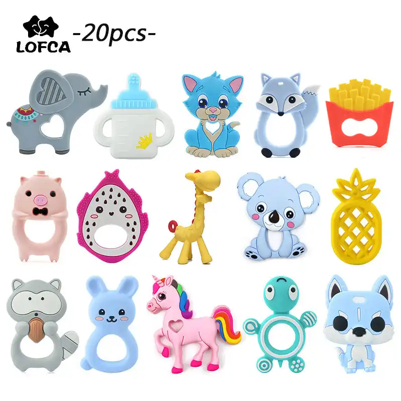 Baby Teethers Wholesale 20pcs Cartoon 