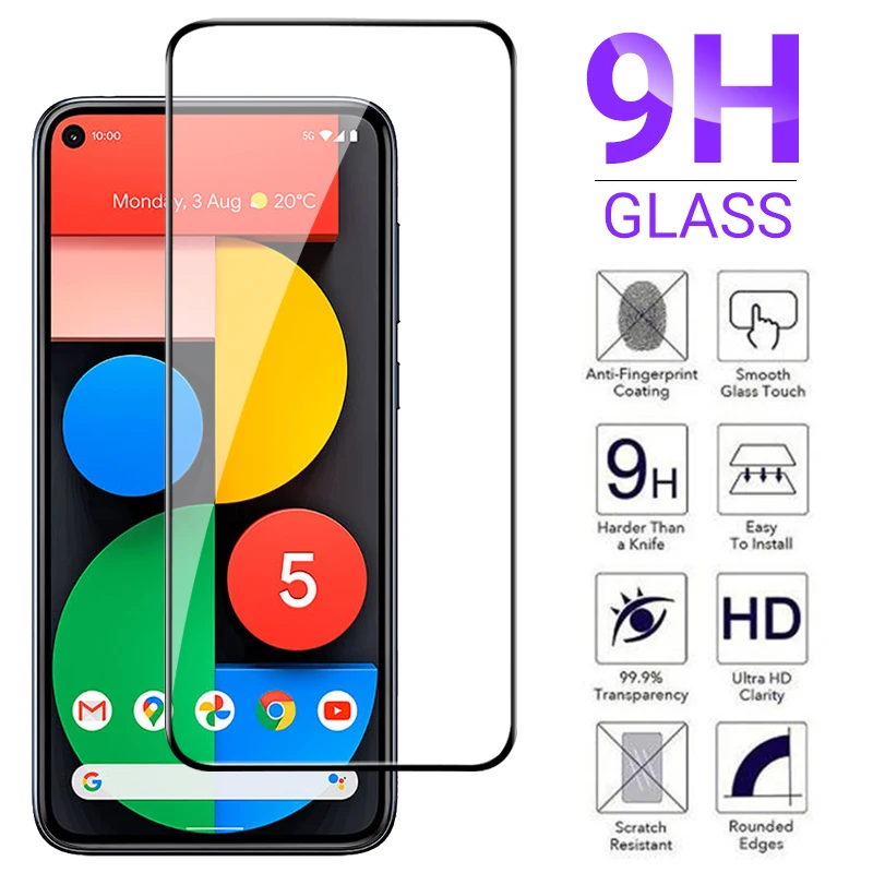 Защитное стекло 9D для Google Pixel 4A защита экрана 3 XL Lite 3A 4 5 полное покрытие пленка из