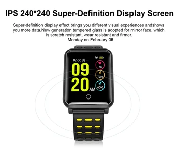 

NEW TF2 pedometer smart wristband fitness tracker Smart Watch Bracelet Fitness Tracker Sleep Heart Rate Blood Pressure IP68