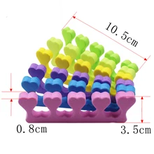 2 шт./лот мягкие губки для ногтей EVA отделитель для ногтей инструменты для украшения ногтей Уход за пальцами Маникюр Педикюр аксессуары для ногтей