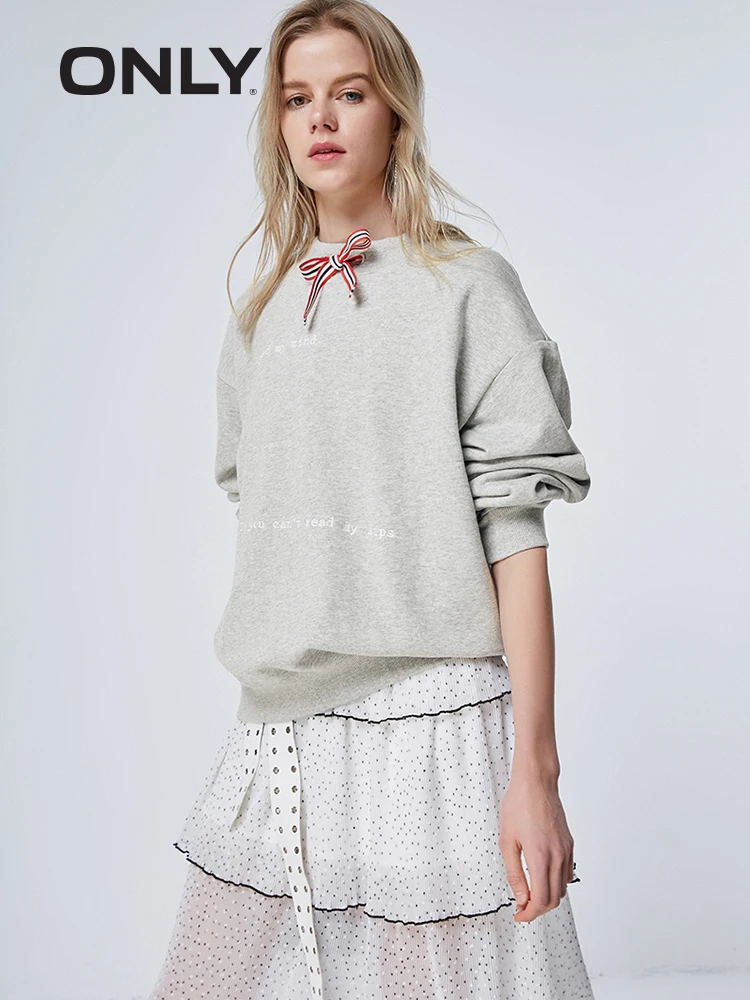 Tanie Tylko 2019 damski luźny krój ze sznurkiem pulower z kapturem | 11919S596