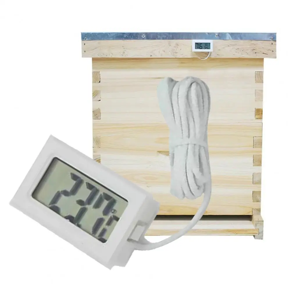 Digital Beehive Hygrometer Hygrothermograph With Sensor Thermometer Beekeeping 