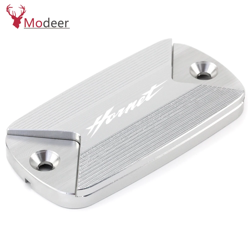 For Honda Hornet 600 CB600F 1998-2014 Hornet 900 2002-2006 Motorcycle Accessories Logo Hornet Brake Fluid Reservoir Cover Cap (4)
