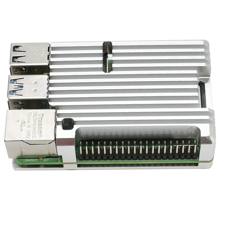 

for Raspberry Pi 4 Model B 2GB RAM Support 2.4 / 5.0 GHz WIFI Bluetooth 5.0 with Aluminum CNC Alloy Protective Case