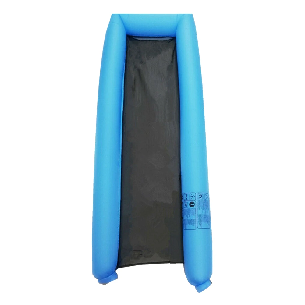 Надувной плавающий Lounge водный гамак поплавок Матрас Бассейн кровать объятия-предложения - Цвет: Небесно-голубой