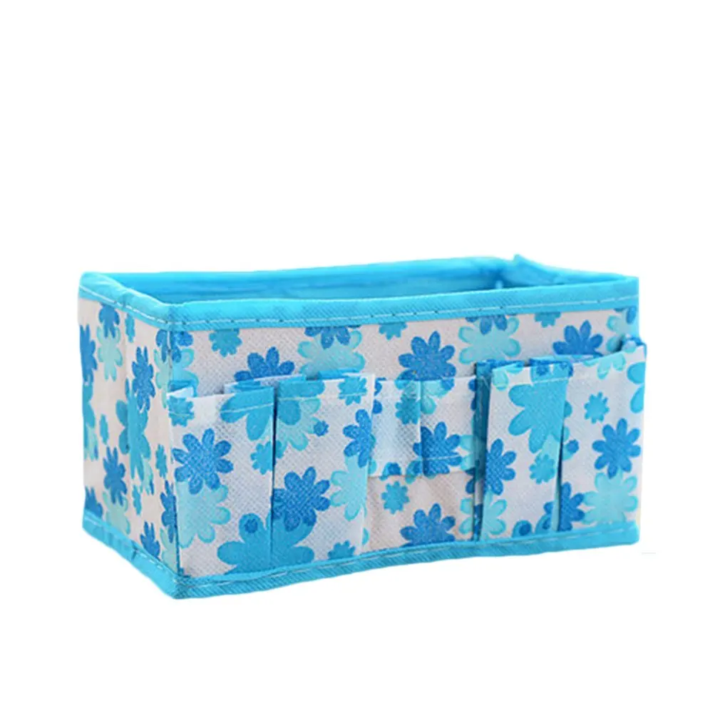 

Creative Collapsible Cosmetic Storage Box Desktop Jewelry Box Storage Box Small Multi-Function Storage Bag