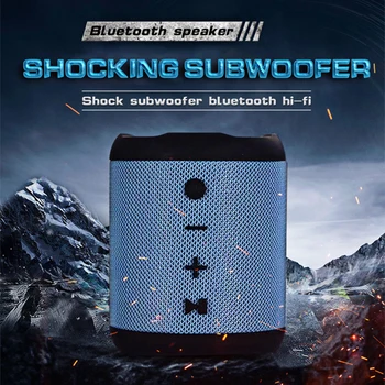 

M2 Wireless Mini Bluetooth Speaker Portable Column Large Capacity Battery Subwoofer Support Handfree FM Radio TF Card Aux Audio