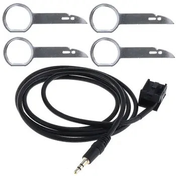 

3.5mm Lightweight Cars Auto Interface AUX-in Audio Adapter MP3 Cable with CD Key for Ford MK2/MK3/S-MAX Accessories