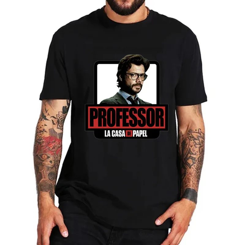 Сериал La casa de papel деньги Heist House of Paper 3D Футболка мужская летняя одежда в стиле