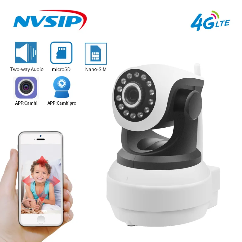 Сетевая Беспроводная IP камера 1080P HD P2P с поддержкой 4G и Sim карт|Камеры