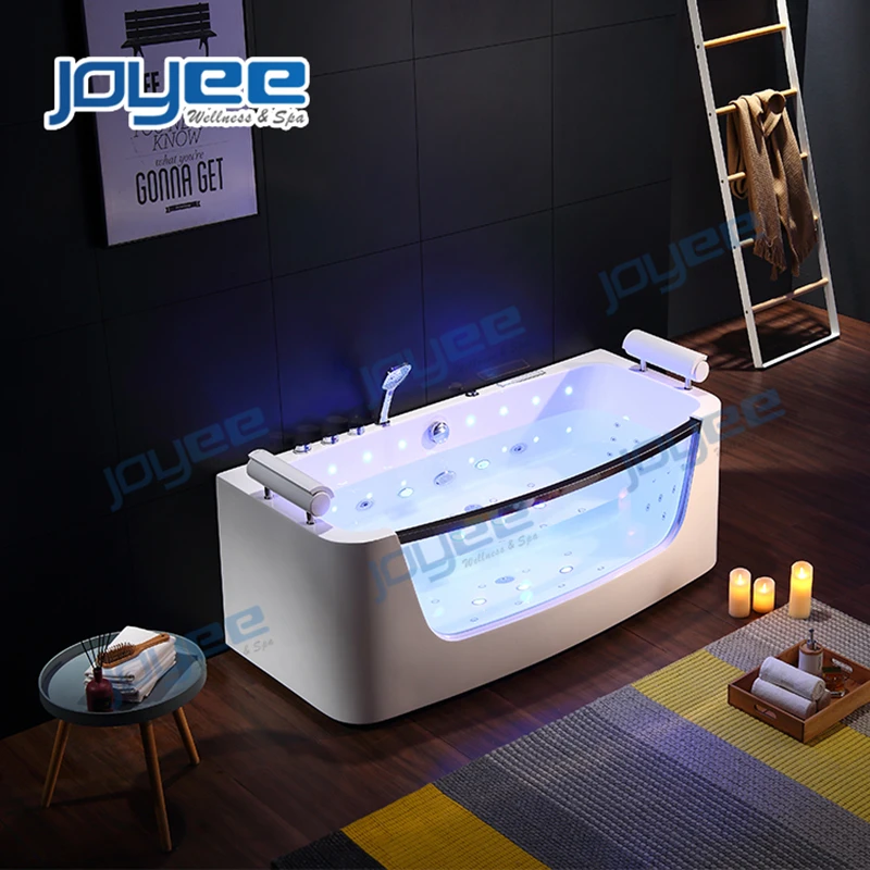 JOYEE bañera de hidromasaje de cristal para 2 personas, de hidromasaje con luces Led de Color, proveedor de e hidromasaje| - AliExpress