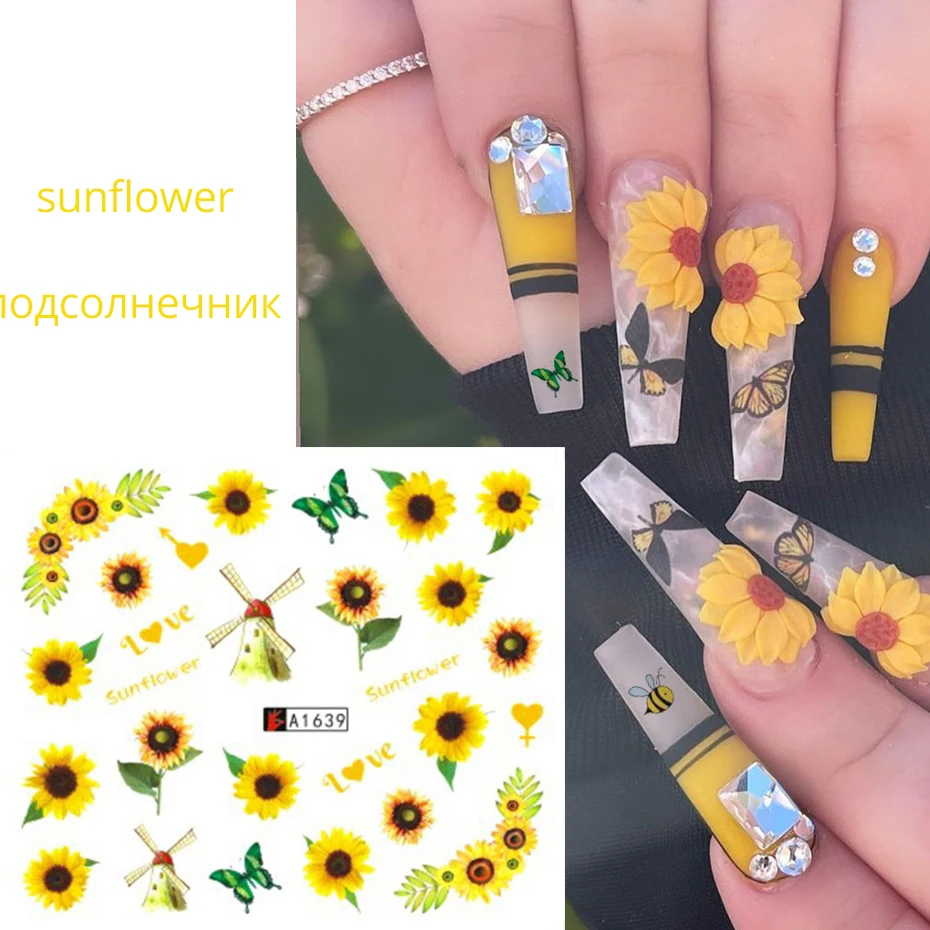 Sunflower Nail Art Designs to Try for Spring 2021 | Makeup.com