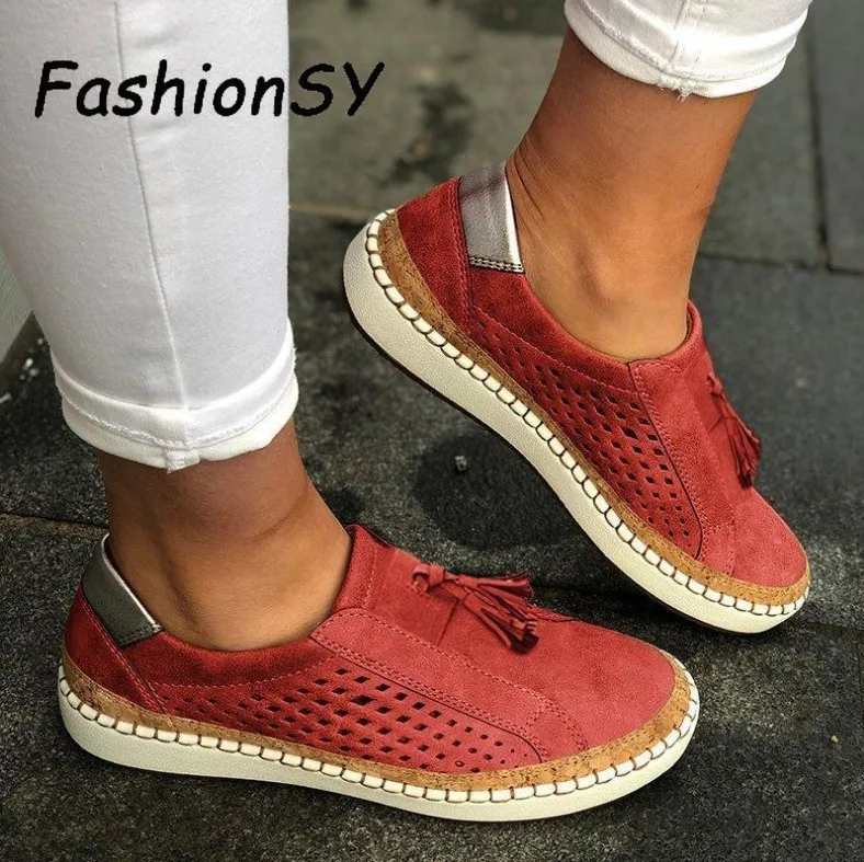 Hollow Out Women Shoes Female Loafers 