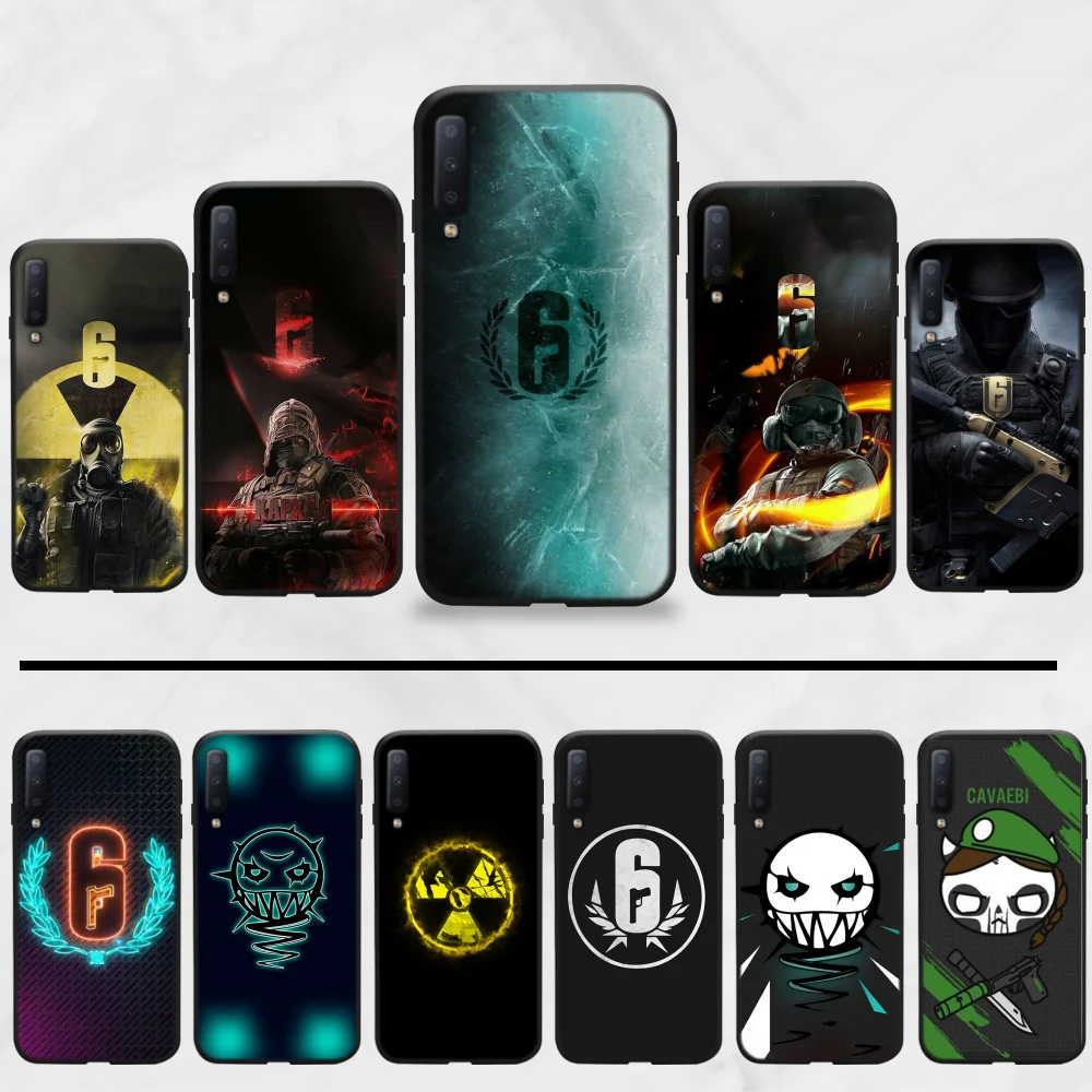 Радужный силиконовый чехол для телефона Samsung A20 A30 30s A40 A7 2018 J2 J7 prime J4 Plus S5 Note 9