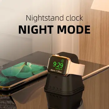 

Silicone Charge Stand Holder Charging Base Station Dock for iWatch Series 12345 R9CB