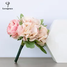 Смешанный цветочный Пион Искусственные цветы гортензии комплект Шелковый Искусственный букет цветок для дома Свадебные украшения