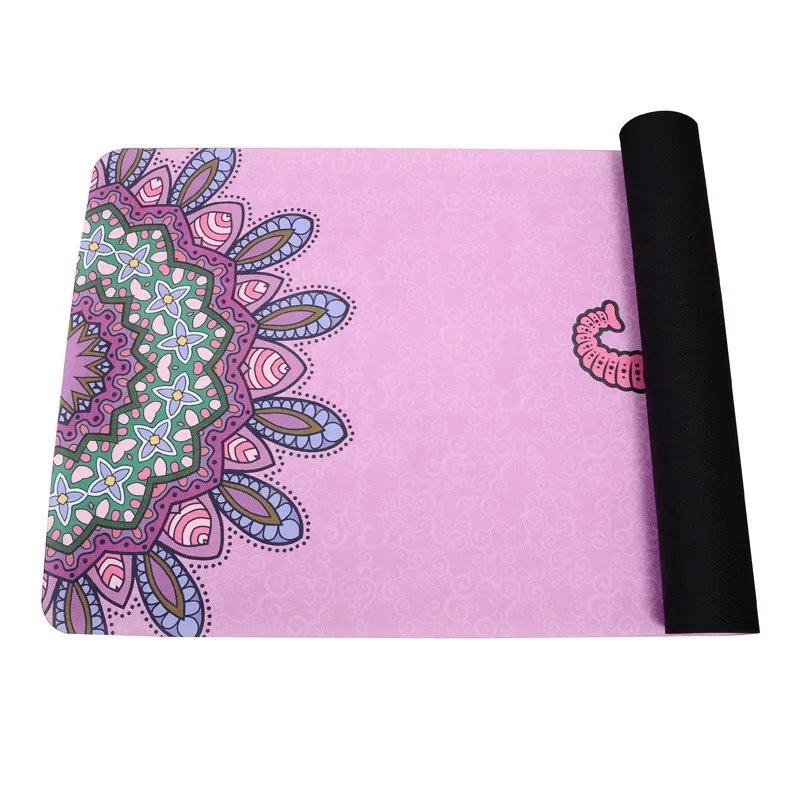 

Environmentally Friendly Non-toxic High Anti-slip Suede Natural Rubber Yoga Mat Multi-Pattern