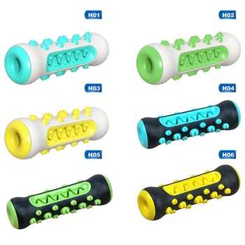 

Dog Molar Toothbrush Toys Chew Cleaning Teeth Safe Elasticity Plastic Puppy Dental Care Pet Cleaning Toy Supplies