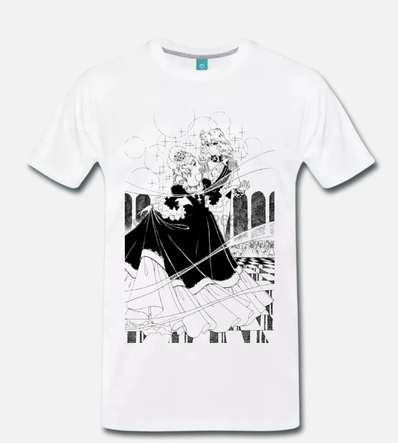 Футболка с изображением леди Оскара картона ANNI 80 - 2 S-M-L-XL |