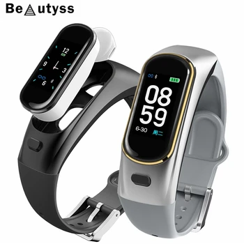 

Beautyss H109 smart bracelet wireless Bluetooth fitness sport tracker call reminder heart rate monitor pedometer Smart Band