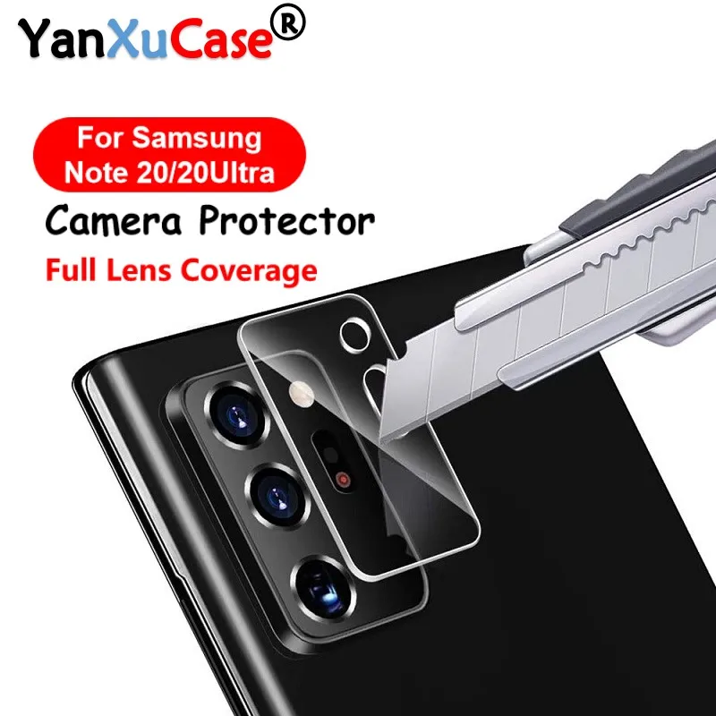 100Pcs/Lot Wholesale Back Camera Lens Tempered Glass For Samsung Galaxy Note 20 Ultra 5G Protective Protective Film For Note 20