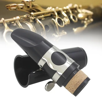 

Professional Clarinet Mouthpiece With Cap Clamp Durable Musical Instrument Universal Standard Woodwind Accessories Easy Install
