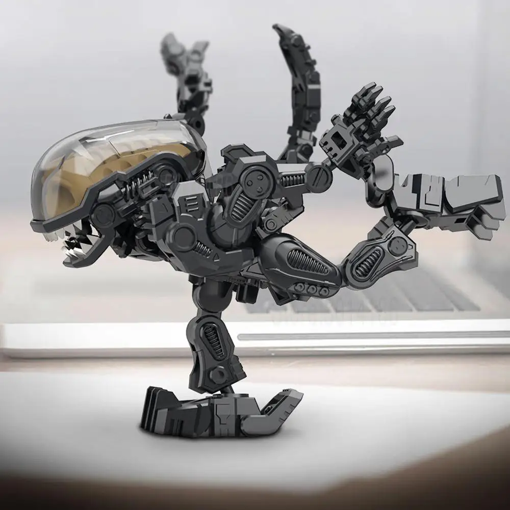 XIAOMI MIJIA 52 игрушки Универсальная Серия Plan Alien модель игрушка фигурка деформ робот 5
