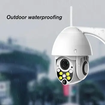 

1080P Outdoor PTZ IP Camera Two Way Audio Night Vision WiFi Wireless 360 degree Full views Camera Safety Monitor