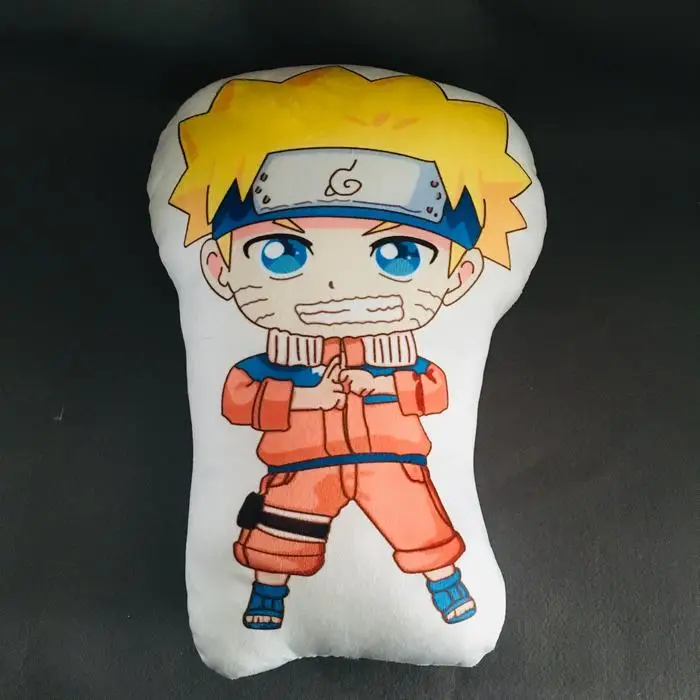 

Anime Naruto Printing pillow plush Toy Namikaze Minato Cushion pillow stuffed doll double sided pillowcase toy Gifts