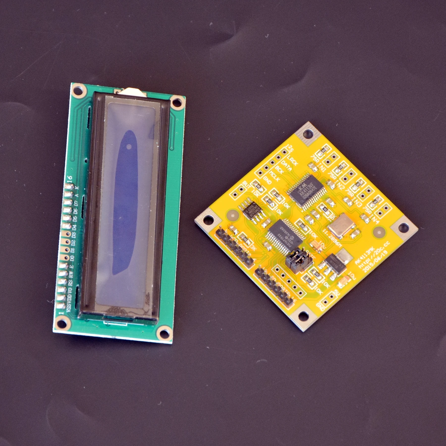 AK4113 Digital Receiver Board SPDIF to I2S Software Control LCD Sampling Rate Indication WM8805 | Инструменты