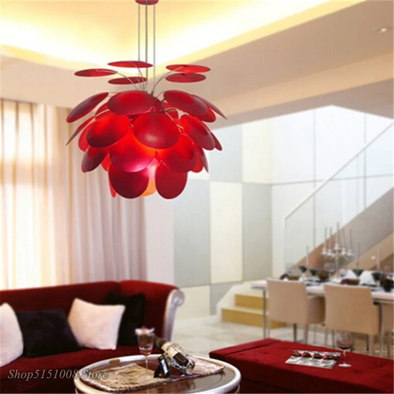Modern round pinecone pendant light Pinefruit Shape for Living Room Kitchen Led Hanging Lamp Luminaire Loft Industrial Home Deco afbeelding