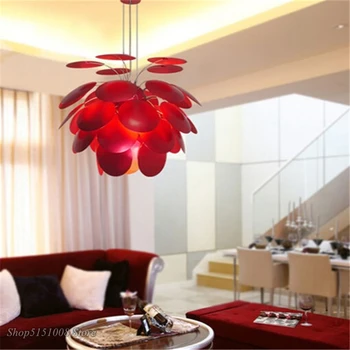 

Modern round pinecone pendant light Pinefruit Shape for Living Room Kitchen Led Hanging Lamp Luminaire Loft Industrial Home Deco
