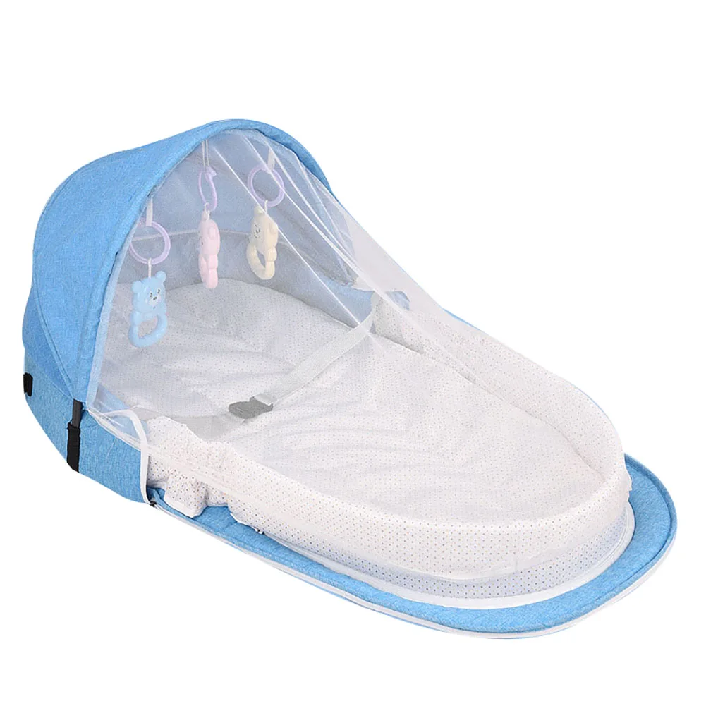 

Baby Nest Portable Travel Baby Cribs Toddler Multi-function Folding Bed Folding Chair BJStore