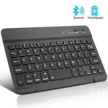 Мини Bluetooth клавиатура беспроводная клавиатура для iPad Apple Mac планшет клавиатура для телефона универсальная Поддержка IOS Android Windows