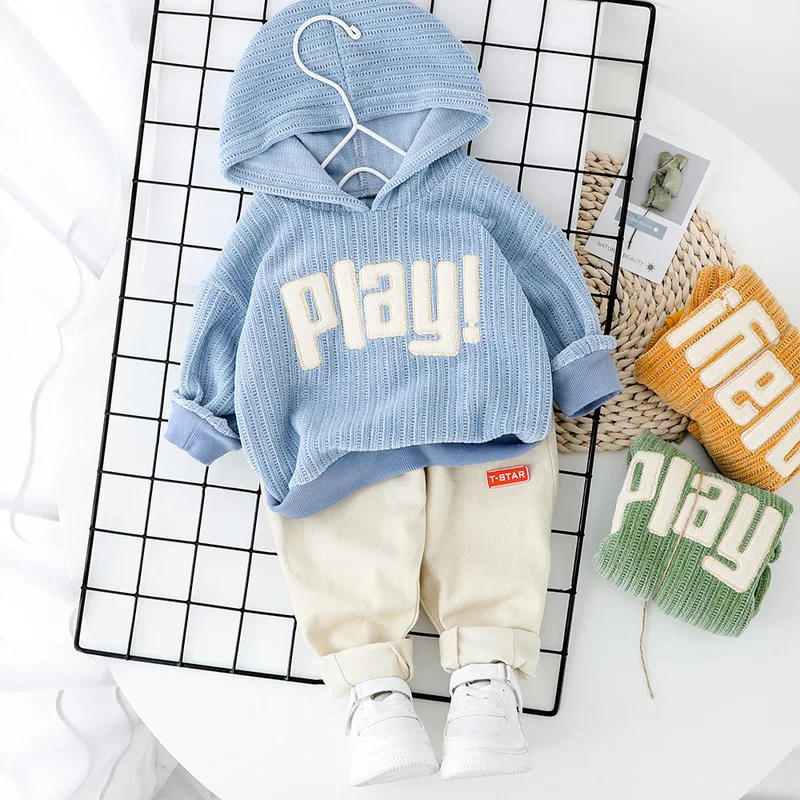

Spring Autumn Clothes Set For Boys Children Clothing Set Baby Clothes Set Hoodie+Pants 2pcs Outfit Kids Costume Baby Suit