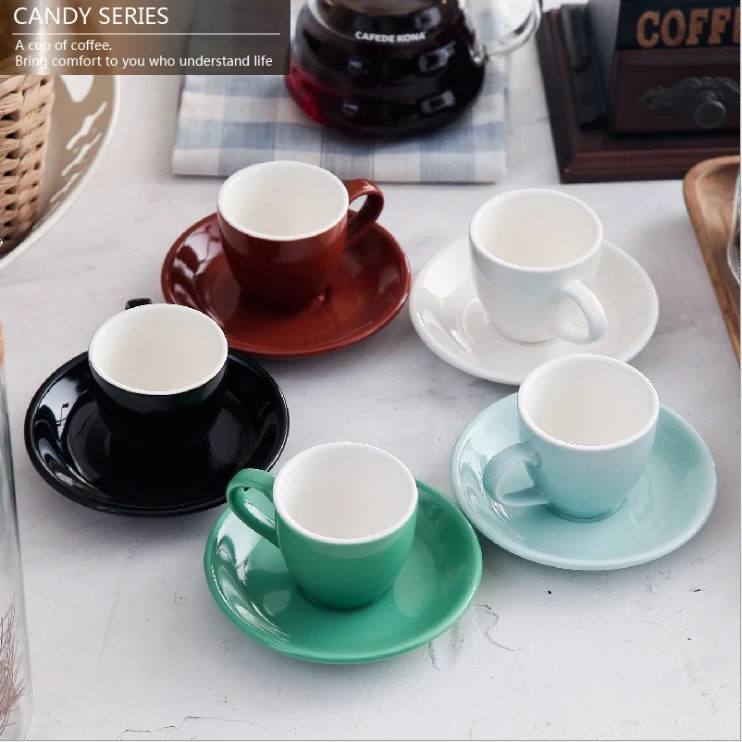 Tulip Design Turkish Espresso Coffee Mug Cup Porcelain Lid Saucer Choose Color Tulip Design Turkish Espresso Coffee Mug Cup Porcelain Lid Saucer Choose Color