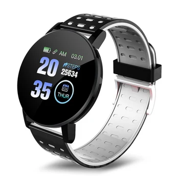 

Smart Watch Men Women New 119 Plus Blood Pressure Bluetooth Smart Watches Smart Band Waterproof Sport Tracker For Android IOS